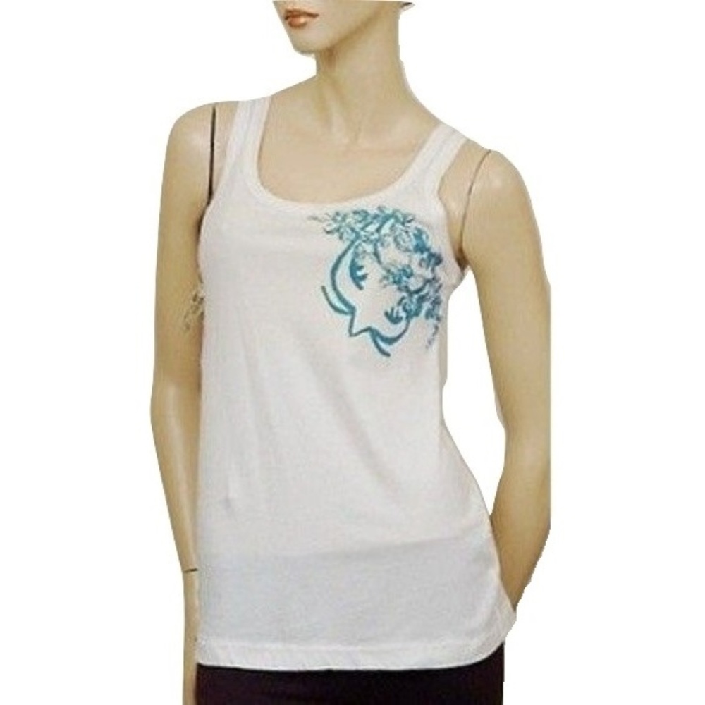 NWT Nordstrom Drifter Owl Guitar Print Tank Top